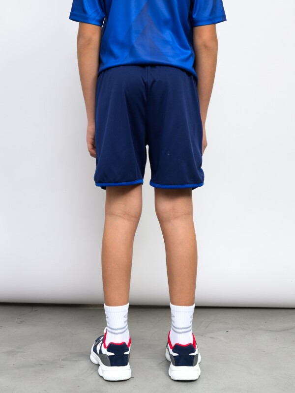 Short CNdeF Striker Licencias Junior Azul Marino, Azul Royal, Blanco