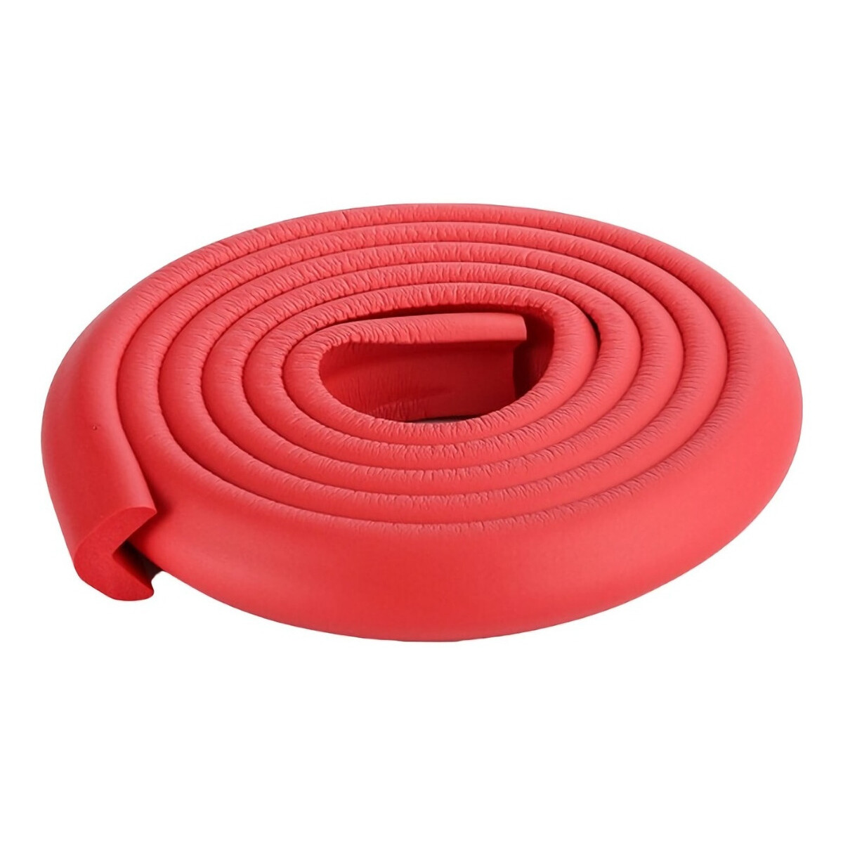 Rollo Protector Goma Densa Seguridad Para Bebés Perfiles - Variante Color Rojo 