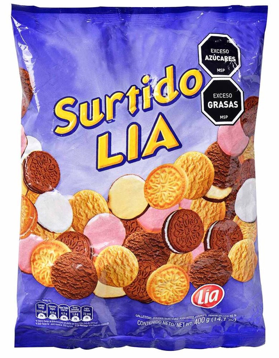 GALLETA SURTIDA LIA 400G 