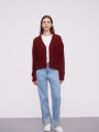 Cardigan Barto Bordeaux