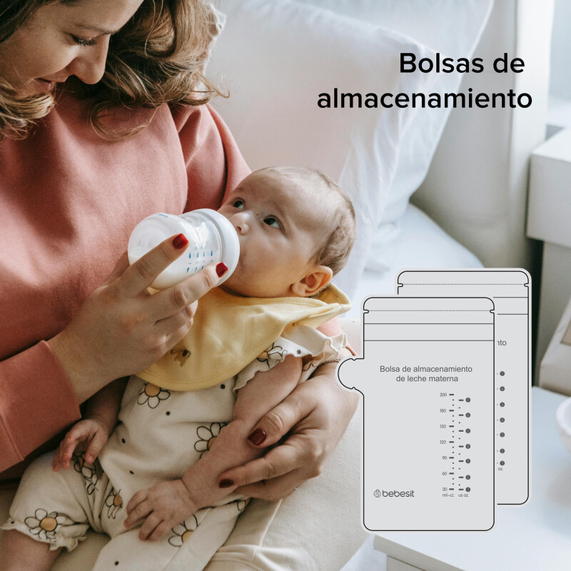 Set de 30 Bolsas de almacenamiento de leche de 200 ml Bebesit Set de 30 Bolsas de almacenamiento de leche de 200 ml Bebesit