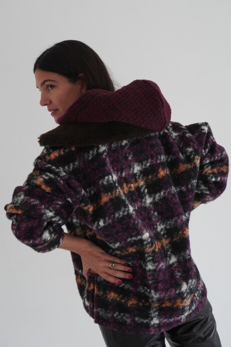 Buzo Crazy Bear Violeta / Bordeaux
