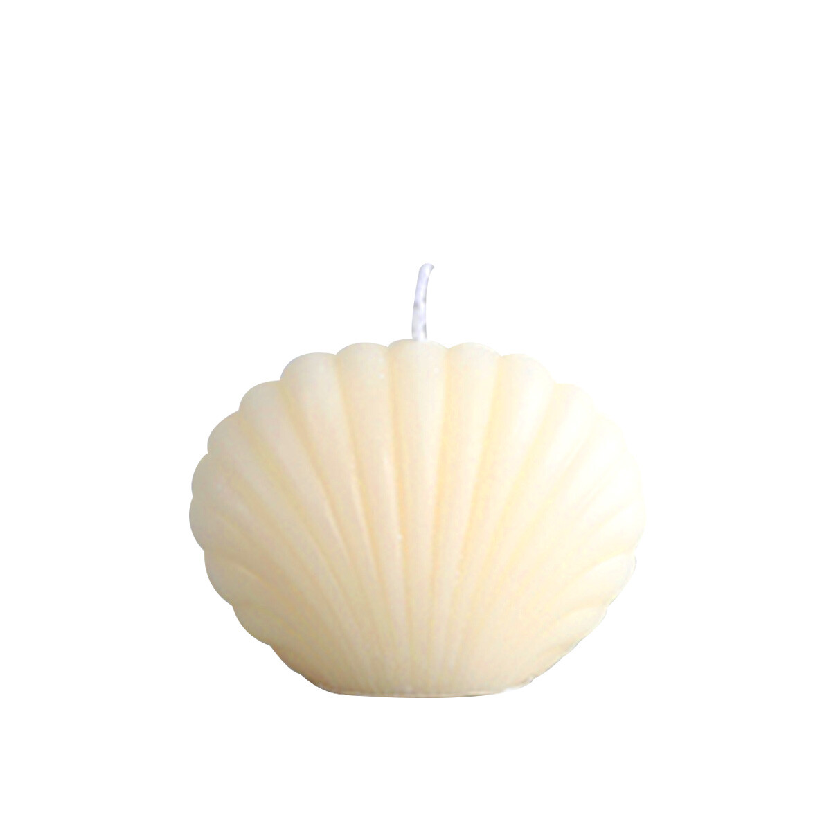 Vela Decorativa Shell - Beige 