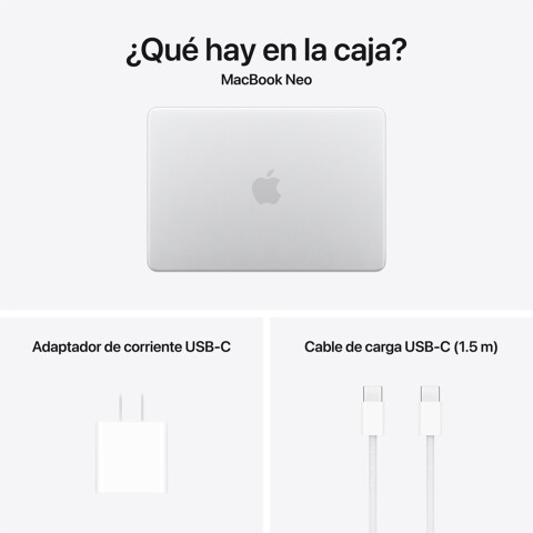 MacBook Neo A18 Pro 8GB RAM 512GB SSD 6C-CPU 5C-GPU Touch ID - Silver MacBook Neo A18 Pro 8GB RAM 512GB SSD 6C-CPU 5C-GPU Touch ID - Silver