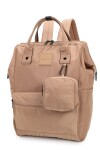 Mochila multicierres con monedero Beige