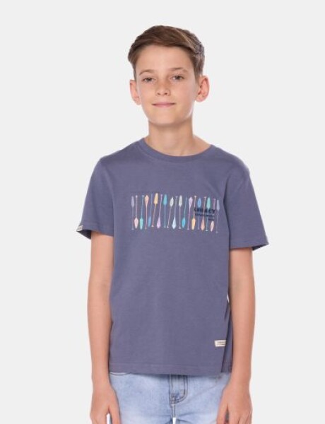 REMERA ESTAMPADA Lila