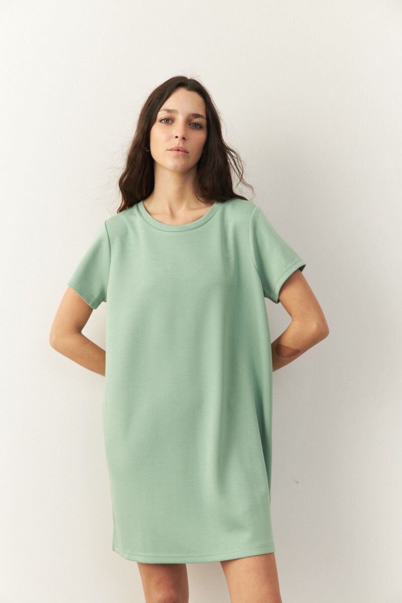 VESTIDO GOMEZ Verde Menta