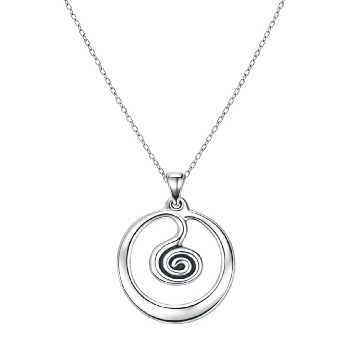 Dije Circulo Espiral - Plata 925 - sin piedra - CP4727 - sinpiedra 