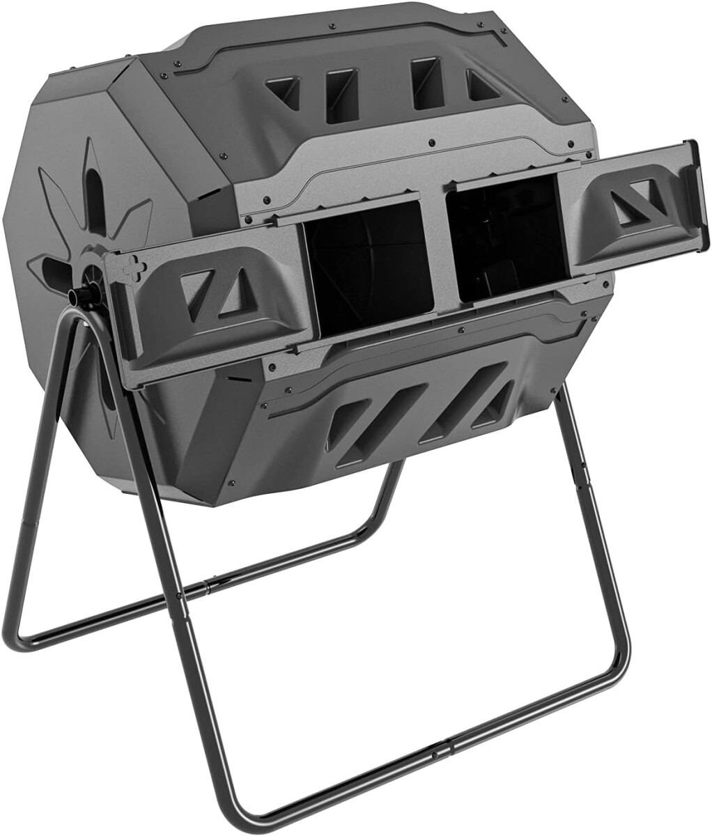COMPOSTERA DOBLE CAMARA 160LTS GIRATORIA ECODROP 