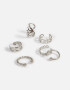 Bijou Cuff De metal Set De Cuffs - Plateado