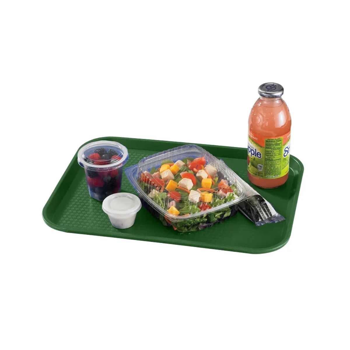 Bandeja de Plastico Verde 30 x 41 cm 