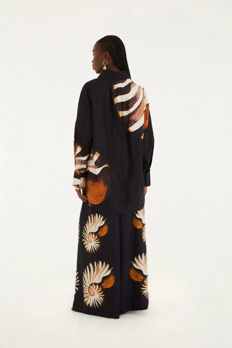 PANTALÓN ANCHO Negro