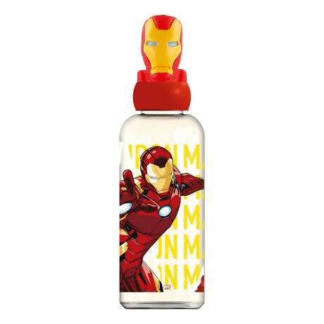 Botella Plástica Iron Man 560 ml Botella Plástica Iron Man 560 ml