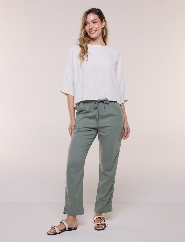 Pantalón Algodón OLIVA