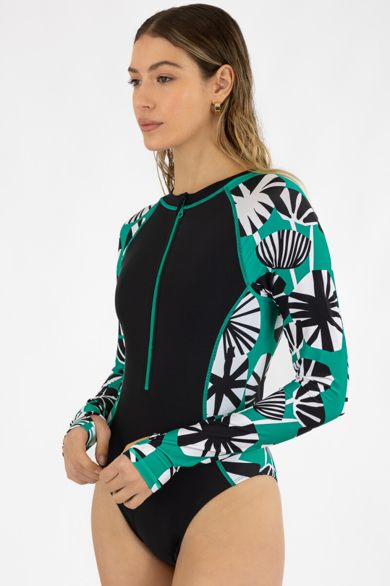 Malla surf lady est. Verde funji
