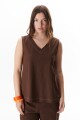 TOP LINO STRECH MARRON