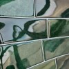 Azulejos adhesivos para cocina baño diseño ladrillo 10uds Verde