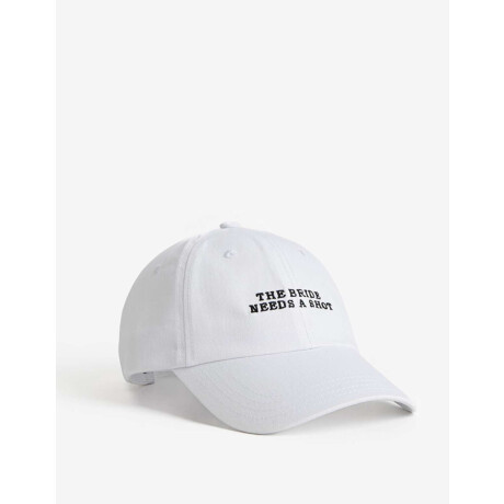 Gorra Canvas Bride To Be Blanco Crudo