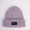Gorro Dama Tejido Liso Rusty Lila