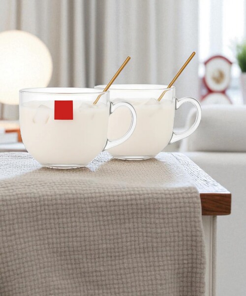 Taza de vidrio 450 ml - transparente Taza de vidrio 450 ml - transparente