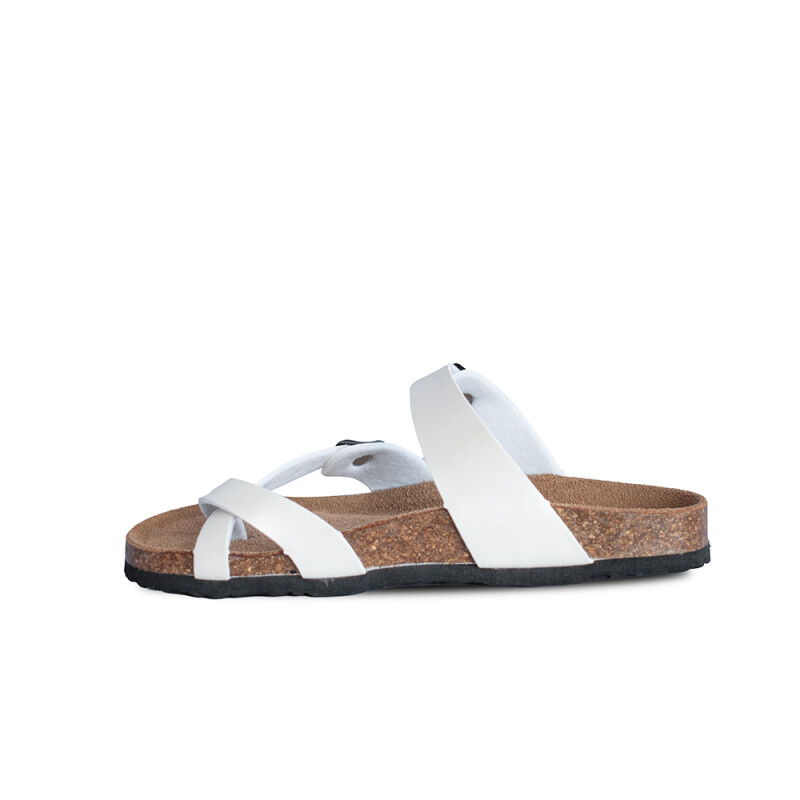 Sandalia de dama Panama Jack OFF WHITE