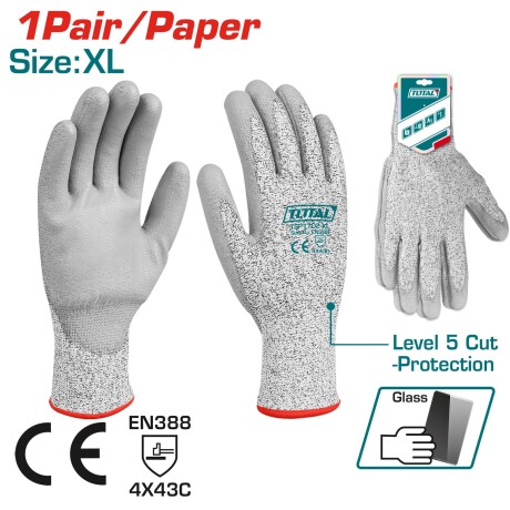 Guantes anticorte xl total TSP1702-XL Guantes anticorte xl total TSP1702-XL