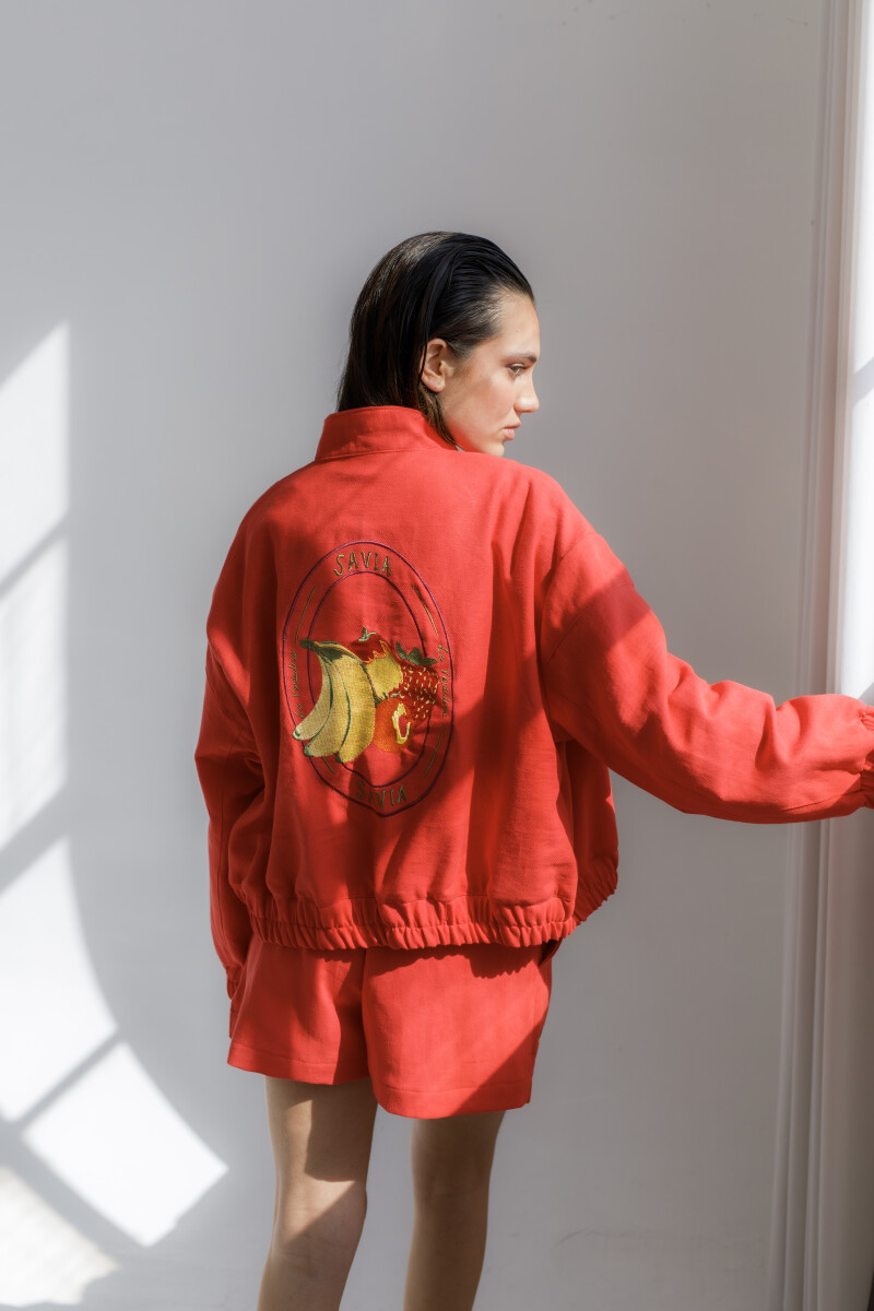 PRE VENTA BOMBER PINA Rojo