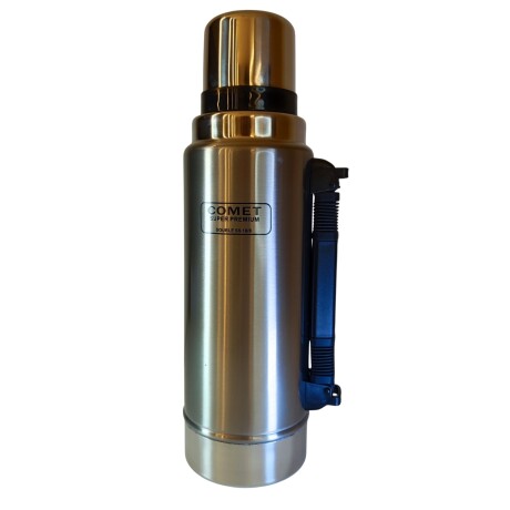 Temo de acero Inox Comet 1,25 Lt Plateado