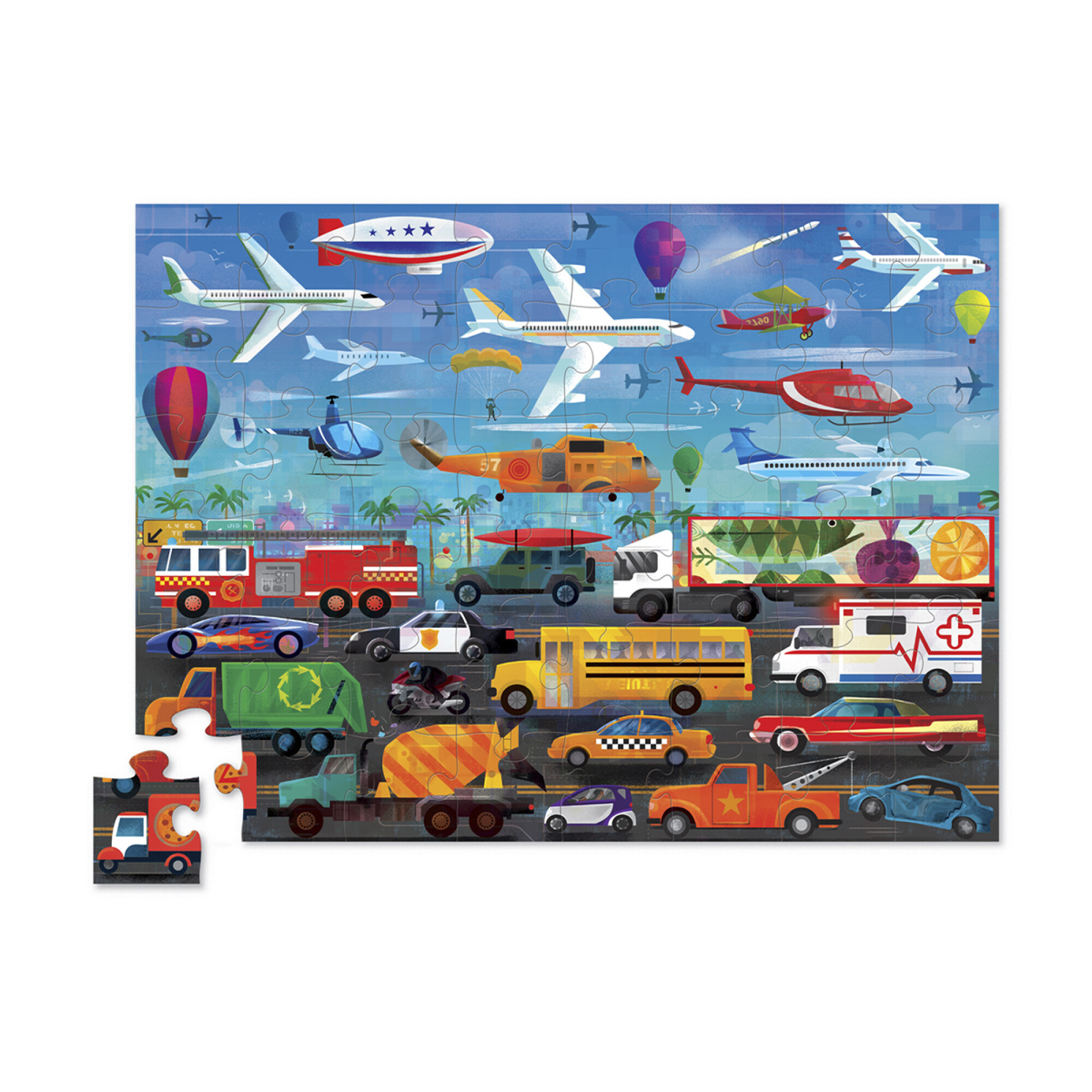 Puzzle Crocodile Creek 48 Piezas 45 cm x 60 cm - TRANSPORTE — Cartoons