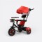 Triciclo 360° Fiorellino Giratorio Ajustable Barra Seguridad Rojo