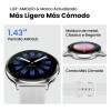 Reloj Smart watch Inteligente Haylou Solar Lite 2 Plateado