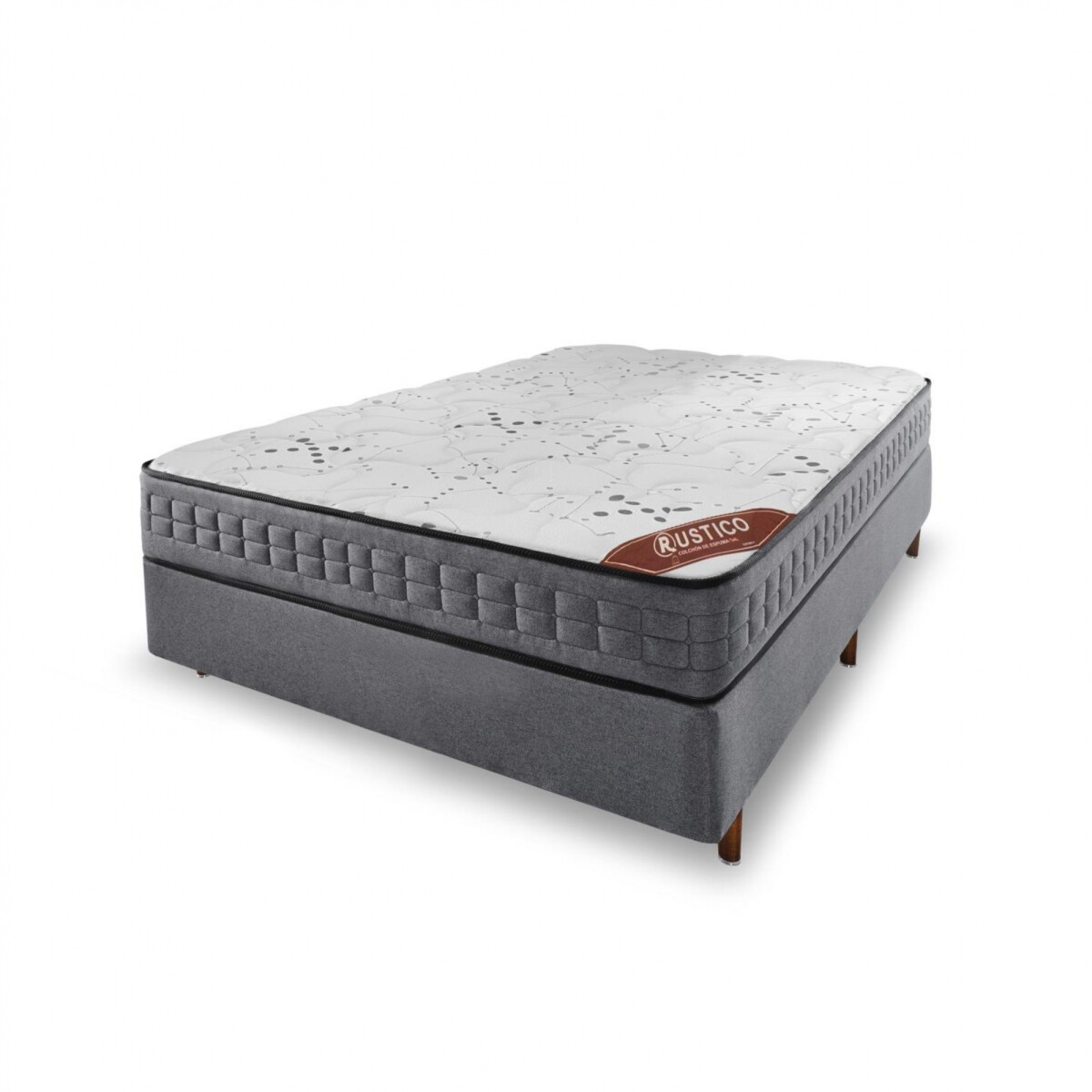 Sommier 1 plaza y media - Rustico - Espuma D45 