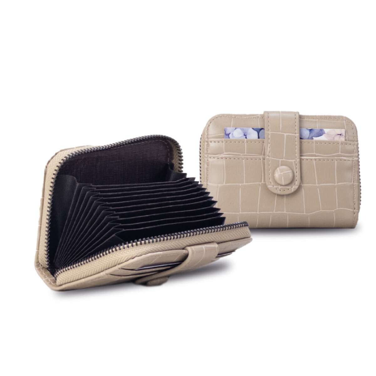Tarjetero Irina Croco - Vison 