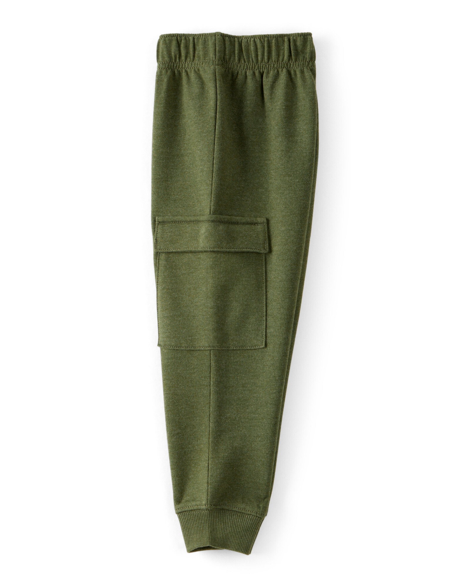 Set dos piezas de algodón, pantalón verde y buzo estampa construcción Sin color