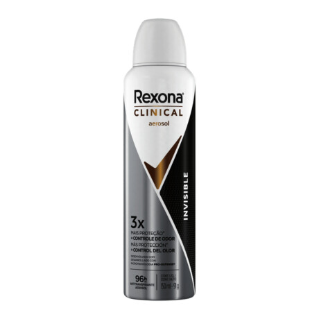 Desodorante en Aerosol Rexona Clinical Invisible 150ml Desodorante en Aerosol Rexona Clinical Invisible 150ml