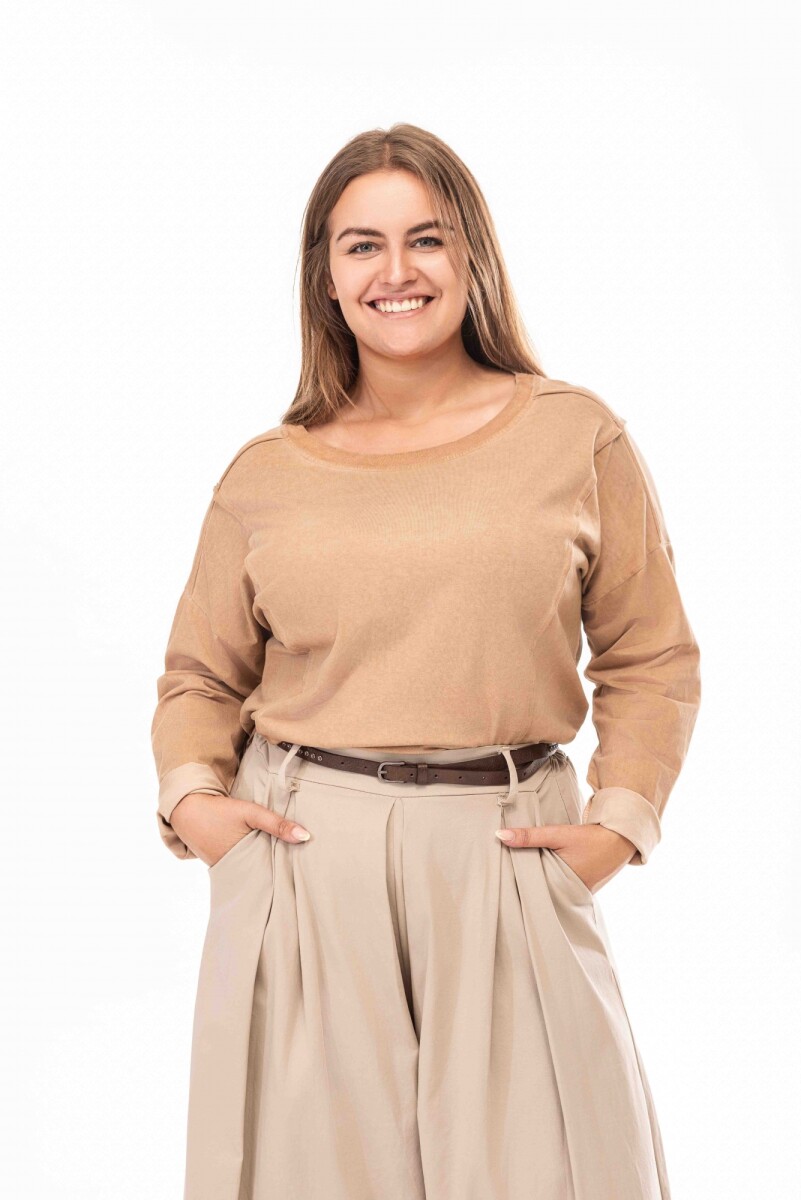 Sweater Lecce - camel 