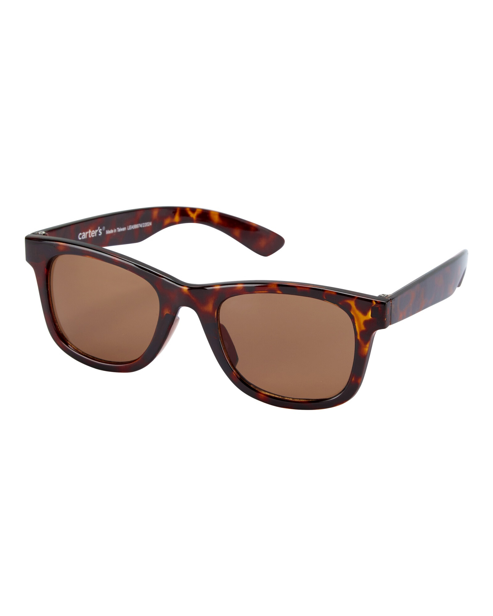 Lentes de sol, protección 100% UVA-UVB, diseño carey Sin color
