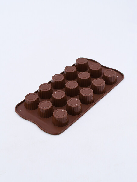 MOLDE PARA CHOCOLATES SILICONA MARRON