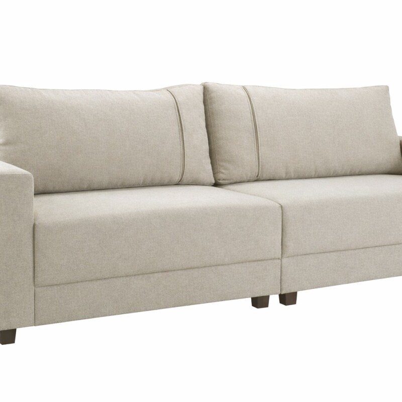 Sofá 4 Cuerpos - Tela Pet Friendly Beige Sofá 4 Cuerpos - Tela Pet Friendly Beige