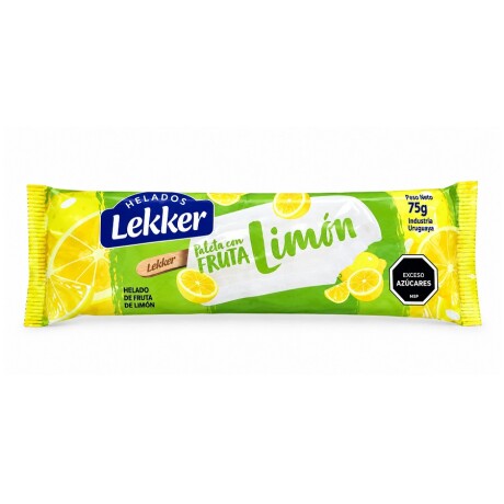 HELADO PALETA FRUTAL LEKKER 75GRS LIMON 001
