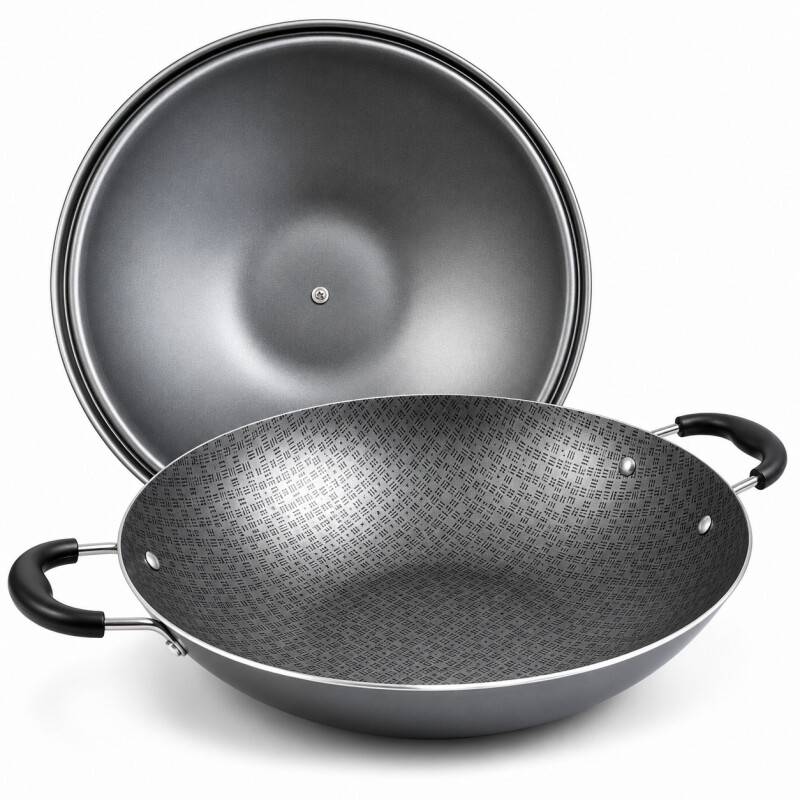 Wok de Aluminio con Antiadherente 32cm Wok de Aluminio con Antiadherente 32cm