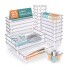Set X 25 Organizador Contenedor Acrilico Maquillaje Apilable IMBACK Set X 25 Organizador Contenedor Acrilico Maquillaje Apilable IMBACK