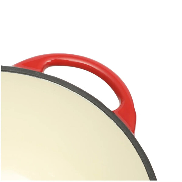 Juego Ollas Hierro Fundido Esmaltado 7 Piezas ROJO