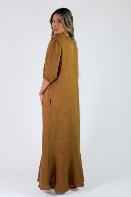 VESTIDO GERIBA Marron