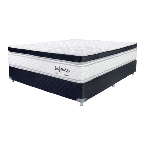 Sommier Paraná Inspire 160x200 Negro (Base + Cabecera) Sommier Paraná Inspire 160x200 Negro (Base + Cabecera)