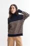 Sweater cuello rompeviento AZUL MARINO