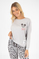 Pijama mickey illustration Gris