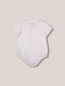 Camisa Body Con Cuello Peter Pan Blanco