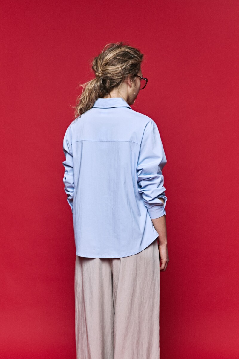 CAMISA IVANKA Celeste