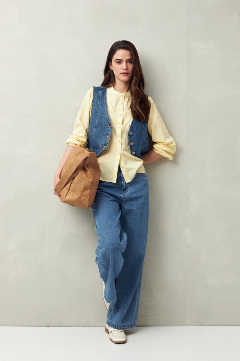 CAMISA NEREA Manteca